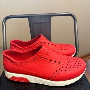 Native Lennox Red Slip On Sneakers Sz 10